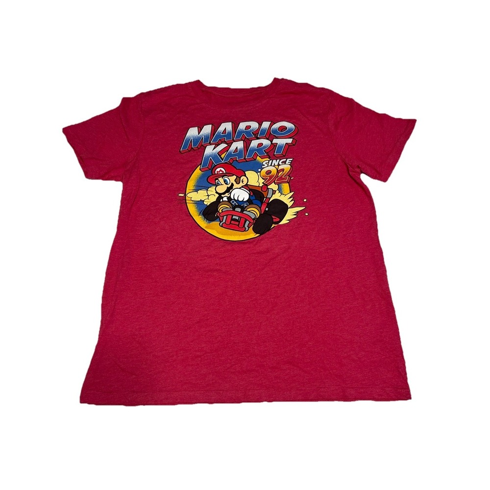 Mario Kart T-Shirt Unisex XL Since 92 Red. Super Mario Bros